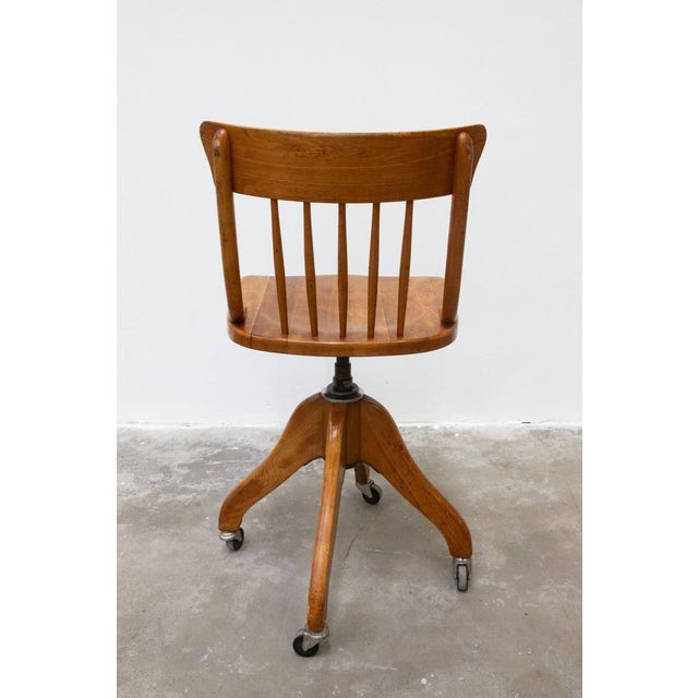 1940s Industrial Swivel Laboratory Chair, 1940s For Sale - Image 5 of 8
