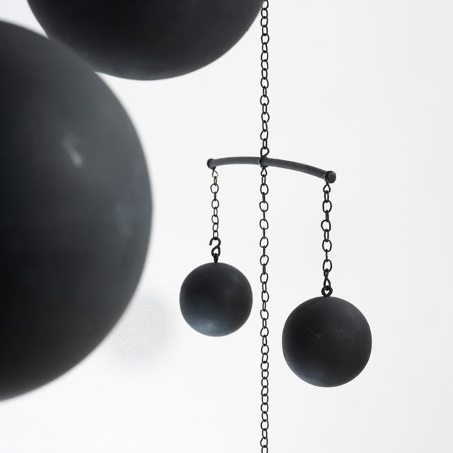 Steel Pendant Light, 1970s For Sale - Image 9 of 10