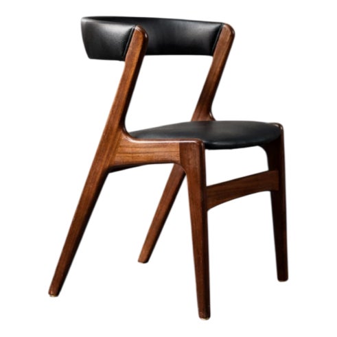 Mid-Century Danish Modern Fire Office Chair in Teak, 1960s For Sale