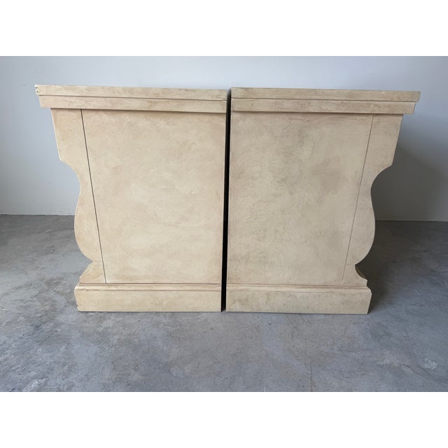 Cream Ralph Lauren Neoclassical Style With Drawer Nightstands – Pair For Sale - Image 8 of 18
