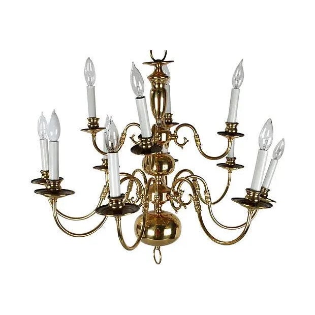 Brass Chandelier with Canopy Chairish