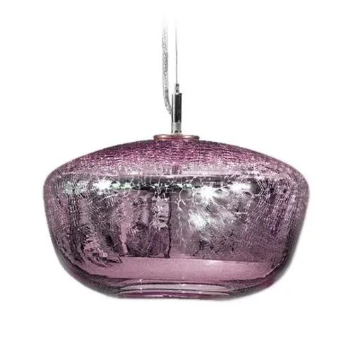 Tempo Galaxy Pendant Light from the Charmed Collection in Amethyst For Sale - Image 4 of 4