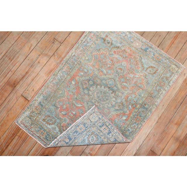 Mini Size Persian Sarouk Rug from the 1930s Details rug no. j2050 size 1' 10" x 2' 9" (56 x 84 cm)