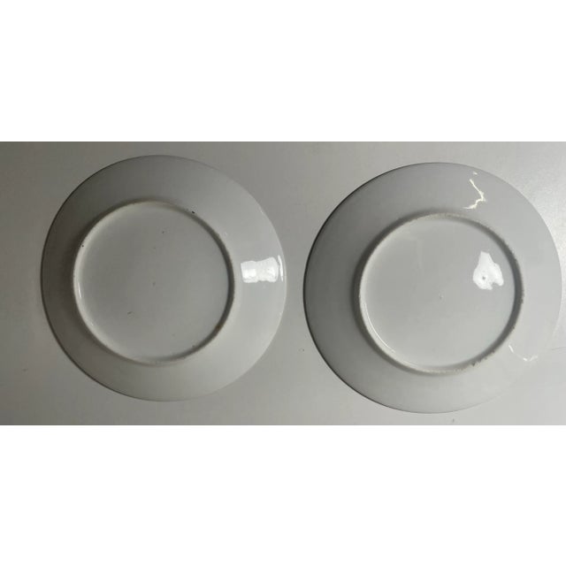 Antique 18th Century Plates French Louis XVI Spring Cornflowers- Set of 8 For Sale In Philadelphia - Image 6 of 10