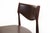Mid-Century Modern Dining Chairs in Brown Leather by Johannes Andersen, 1960s, Set of 4 For Sale - Image 3 of 6