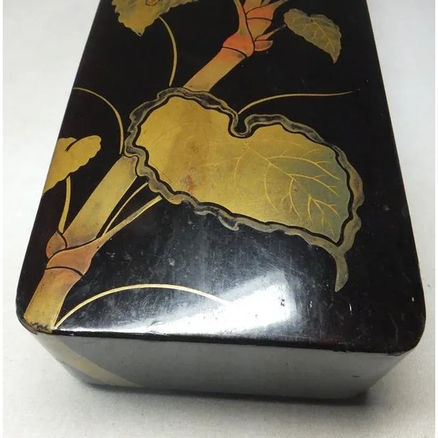 19th Century Japanese Lacquered Fubako For Sale - Image 4 of 13