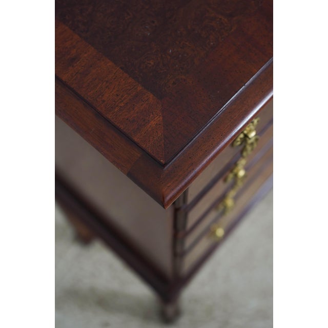 Hickory Chair Burl Wood Banded Silver Chest For Sale - Image 12 of 16