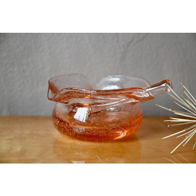 Amber Blown Glass Mortar and Pestle, Scandinavia, 1970s For Sale - Image 9 of 9