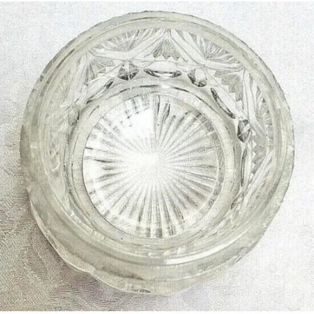 1900 - 1909 1900s Antique Art Nouveau Vanity Jar Silver Lid For Sale - Image 5 of 8