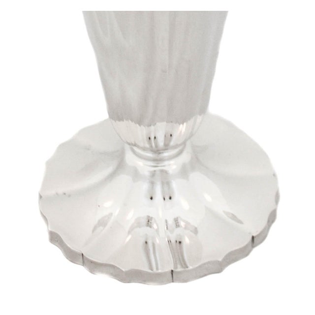 1920s Sterling Silver Vase For Sale - Image 4 of 5