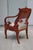 Brown Early 19th Century Pair of Mahogany Empire Armchairs For Sale - Image 8 of 11