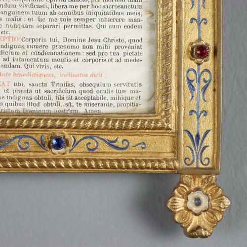 Gilded Bronze Altar Card For Sale - Image 6 of 11