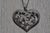 The Lohrs: Large 18K White Gold Diamond Heart Pendant. Measuring 1 3/8 inch in height, this large pendant features 0.75...