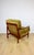 1970s Vintage Wooden Armchair with Khaki Long Hair Upholstery by Z. Bączyk, 1970s For Sale - Image 5 of 13