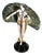 Art Deco Dancer in Peacock Costume by Paul Philippe for Goldscheider, Vienna, 1925 For Sale
