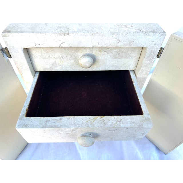 1980s Postmodern Tessellated Jewelry/Trinket Box For Sale - Image 5 of 11
