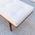 Restored 1960s Mid Century Modern Ashwood & Velvet Upholstered Bench For Sale - Image 11 of 15