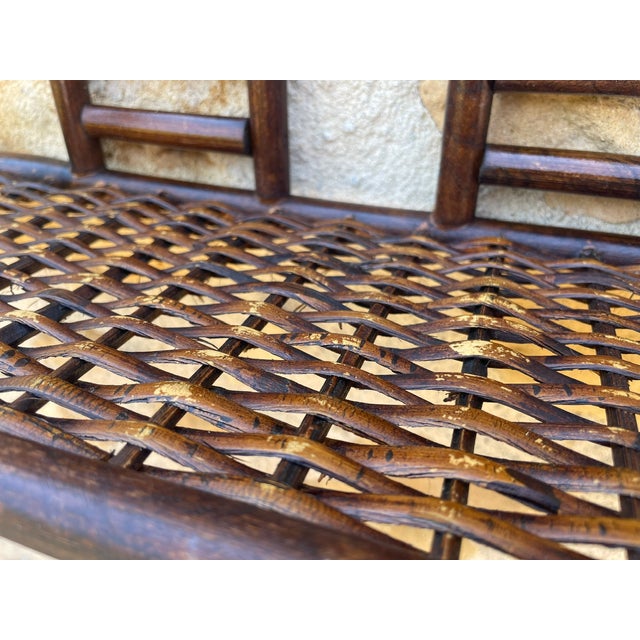 Mid- Century, Bamboo & Rattan Wall Shelf, 1960s For Sale - Image 5 of 18