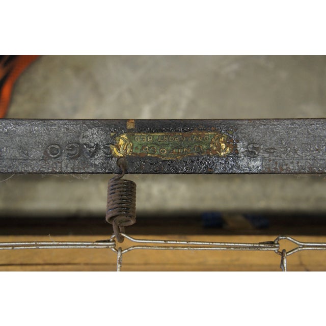 Red Late 19th Century Antique Kroehler Mission Quartersawn Oak Sofa Couch Unifold Davenport Bed For Sale - Image 8 of 12