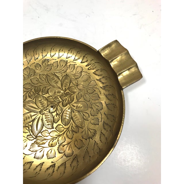 Vintage Indian Brass Ashtray Chairish