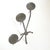 Black Brutalist Wrought Iron Candlestick, 1960s For Sale - Image 8 of 10