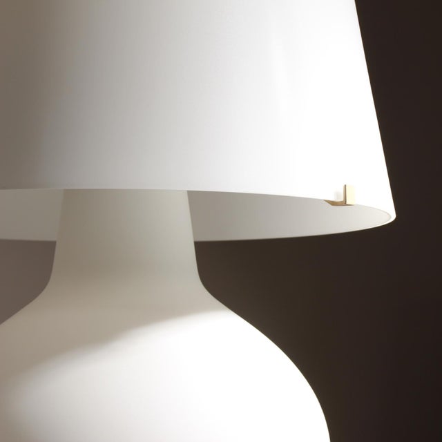 Metal Large Mod. 1853/1 Lamps by Max Ingrand for Fontana Arte, Italy, 1958, Set of 2 For Sale - Image 7 of 17