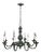 Chandelier Vintage Eight Arm Verdigris Finish For Sale