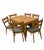 Wood MCM Heywood-Wakefield 8 Piece Dining Set With M154 “Dog Bone” Chairs For Sale - Image 7 of 12
