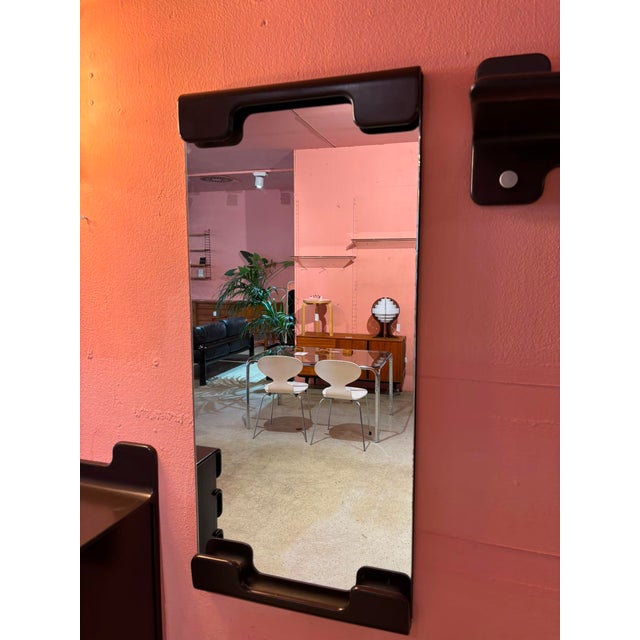 Wood Vintage Space Age Wardrobe with Mirror and Chest of Drawers Set by Ernest Igl for Schönbuch, Set of 6 For Sale - Image 7 of 17
