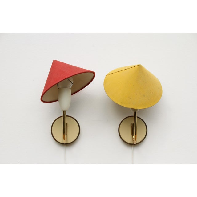 Mid-Century Wall Lamps, 1950s, Set of 2 For Sale - Image 4 of 16