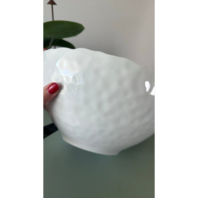 Ceramic Bernardaud “Digital” Large Porcelain Bowl – Contemporary French Design For Sale - Image 7 of 12