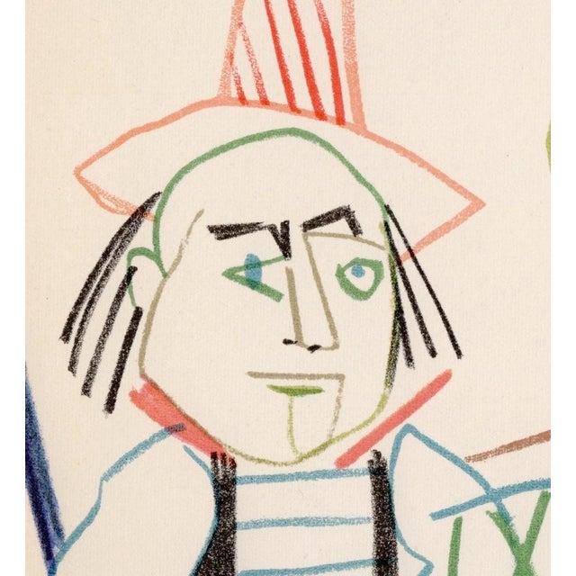 Pablo Picasso Pablo Picasso, Circus Rider (La cavalière et son valet), Nude, Lithograph, 1954 For Sale - Image 4 of 8