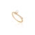 This is part of Chairish’s Fine Jewelry assortment. Modern Fine Pearl and Diamond Ring in 18K Gold featuring natural pearl...