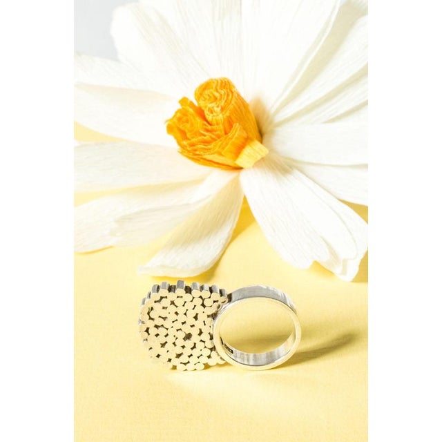 Mid-Century Modern Mid-Century Silver Ring from Cecilia Johansson, 1964 For Sale - Image 3 of 8