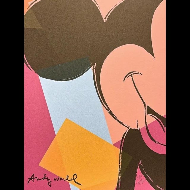 After Andy Warhol, Mickey Mouse Colored, 1980s, Print For Sale - Image 3 of 6