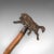 1950s Mid Century Vintage Gentleman's Walking Stick, English, Bentwood, Brass, Cane, Country House For Sale - Image 4 of 10
