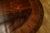 Wood 12 Foot Inlaid Mahogany Dining Table With Leaves. Brown Mahogany Finish With Primavera Border. For Sale - Image 7 of 10