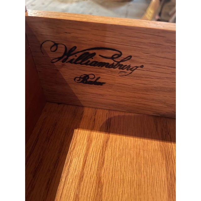 Late 20th Century Late 20th Century Baker Furniture Williamsburg Chest For Sale - Image 5 of 12