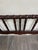 Brown Antique Full Size Jenny Lind Style Headboard With Bobbin Turned Top Rail For Sale - Image 8 of 11