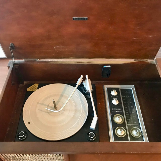 Vintage Zenith Record Player Console Chairish