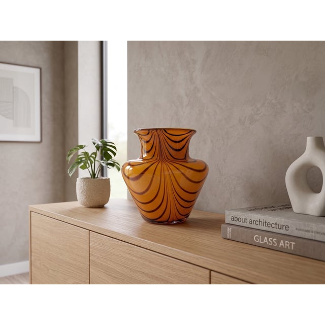 Phoenician Murano Glass Vase from Manifattura Di Murano, 1980s For Sale - Image 9 of 10