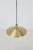 1960s-1970s, vitrika, denmark. Aluminum shade, gold/brass anodized exterior. Interior painted white (original paint). E27...