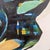 Abstract Framed Abstract Modern Painting With Bold Blue and Yellow Accents For Sale - Image 3 of 4