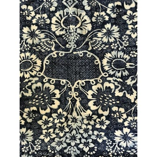 Linen Ralph Lauren Home La Garoupe in Indigo Fabric - 1 1/2 Yards For Sale