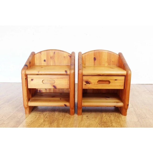 Bedside Tables by Rainer Daumiller, 1960s, Set of 2, in None conditions. Designed 1960 to 1969