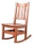 Stickley Brothers Antique Mission Oak Arts & Crafts Sewing Rocking Chair, Circa 1900 For Sale