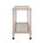 Traditional Matthew Izzo Home Isadore Cerused Oak Spindle Leg Bar Cart For Sale - Image 3 of 6