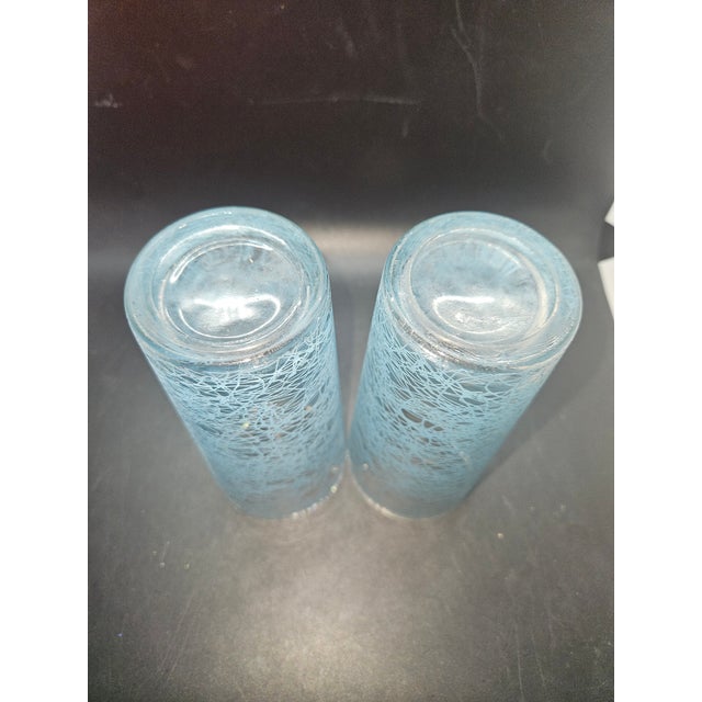 Mid-Century Modern Vintage Mid-Century Modern Hazel Atlas "Spaghetti String" Highball Tumblers - a Pair For Sale - Image 3 of 3