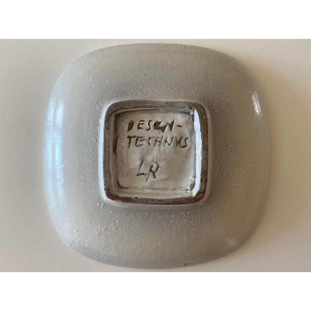 Lee Rosen 1940s Lee Rosen for Design-Technics Pottery Plate For Sale - Image 4 of 8