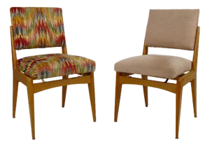 Set of Mid-Century Modern Dining Chairs, France, 1950s